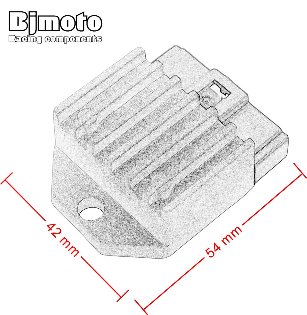 BJMOTO мотоцикл металлический Напряжение Регулятор выпрямителя Для KTM 125 200 250 300 380 400 450 520 525 EXC 620 SC супер 50311034000