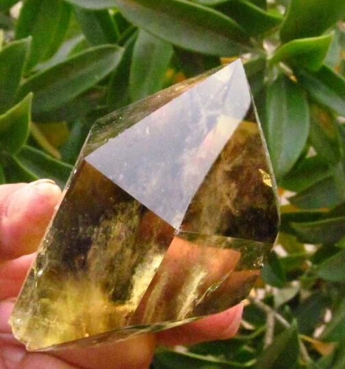 SUIRONG---410+++AAA NATURAL CITRINE SMOKY QUARTZ CRYSTAL POINT Healing 3