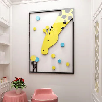 

3D acrylic wall posters children's rooms bedroom walls, bedside decorations, creative stickers, door stickers, wall stickers