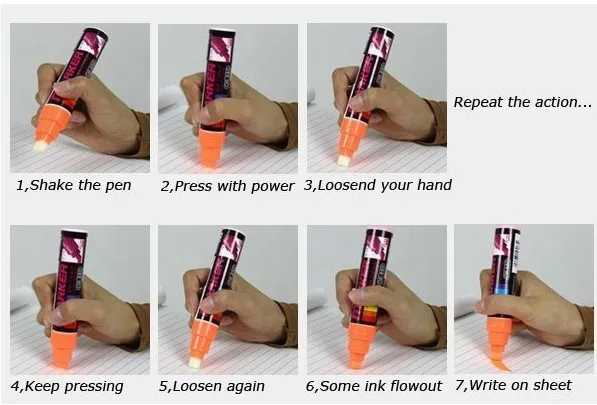4 цвета вспышки жидкий мел, Меловые маркеры-яркие неоновые жидкие Мел Премиум художника качество маркер ручка