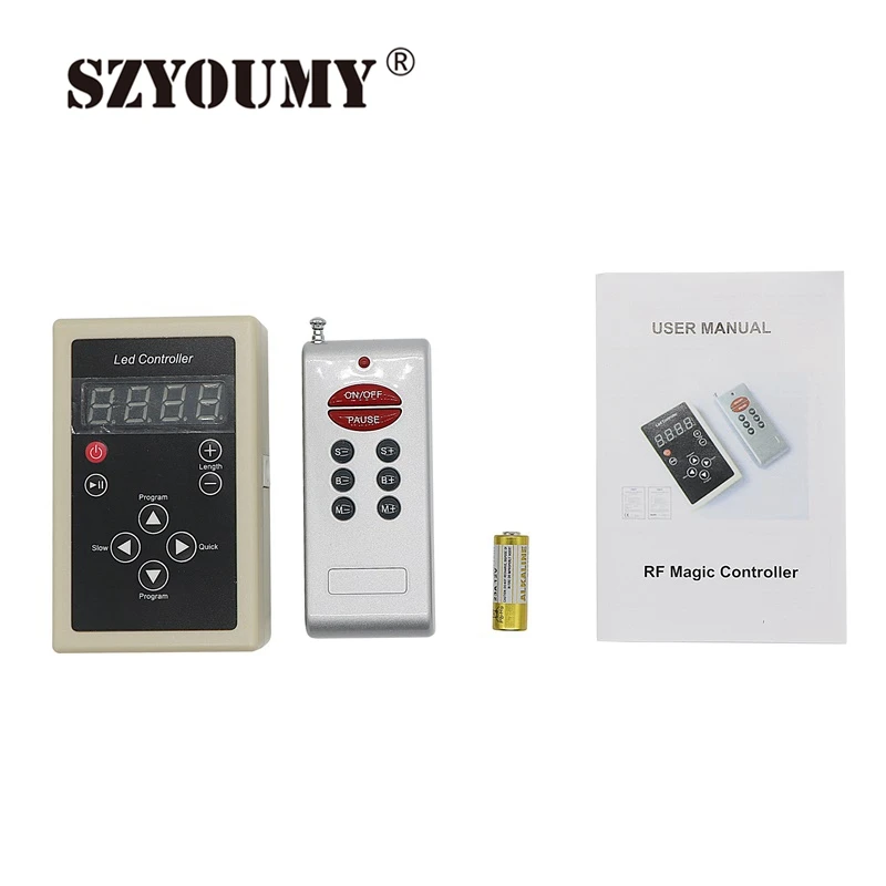 Светодиодная лента SZYOUMY 5 м 12 В 6803 IC Dream Color RGB 5050 SMD 30 светодиодов/м IP66