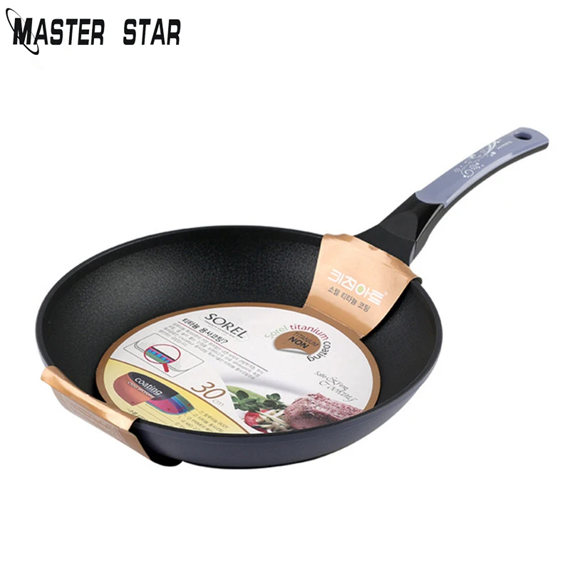 

Master Star 20/24/26/28/30CM Aluminum Alloy Non-stick Frying Pans Use For Gas And Induction Cooker Skillets