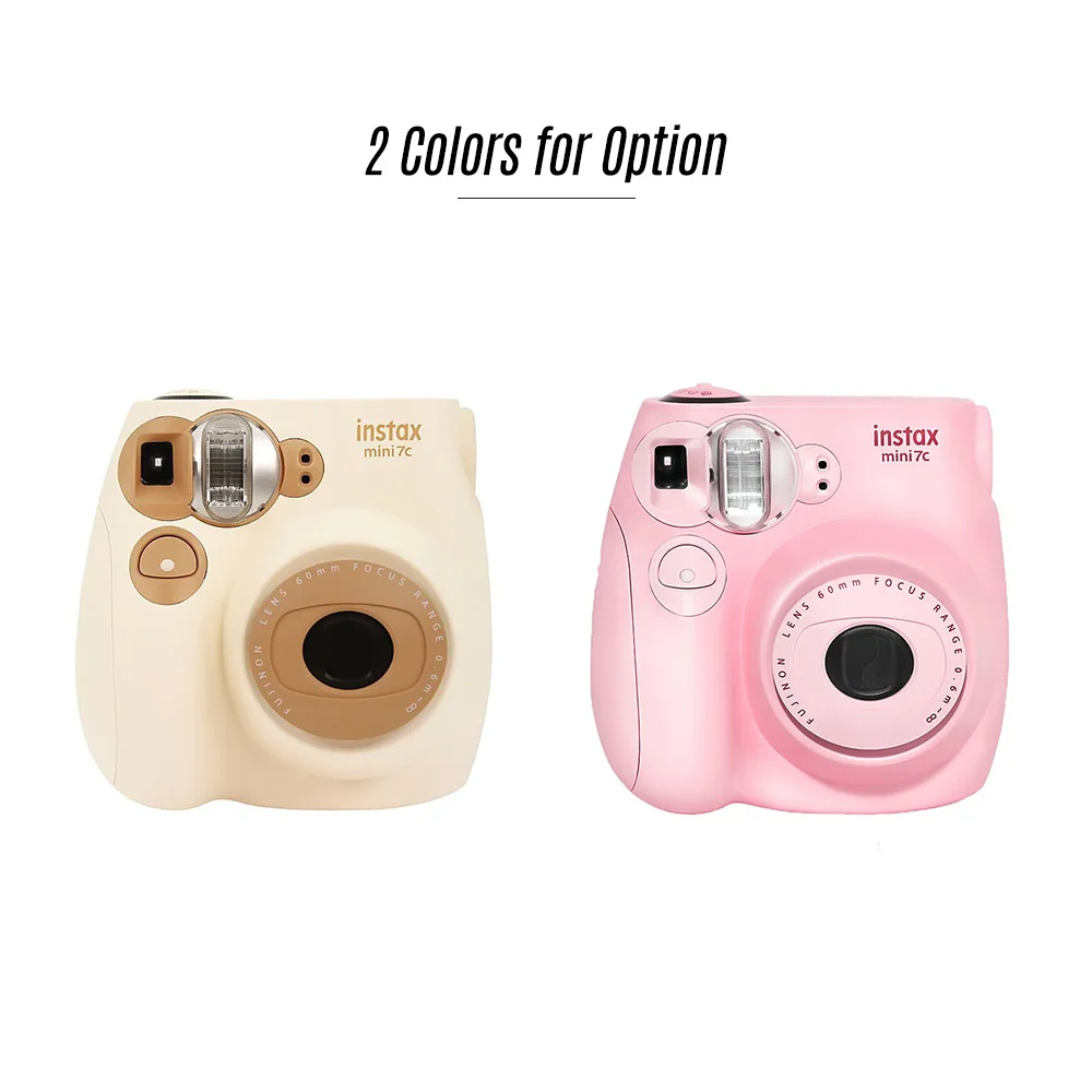 Фотокамера Fujifilm Instax Mini 7C с функцией мгновенной съемки 2 цвета | Электроника