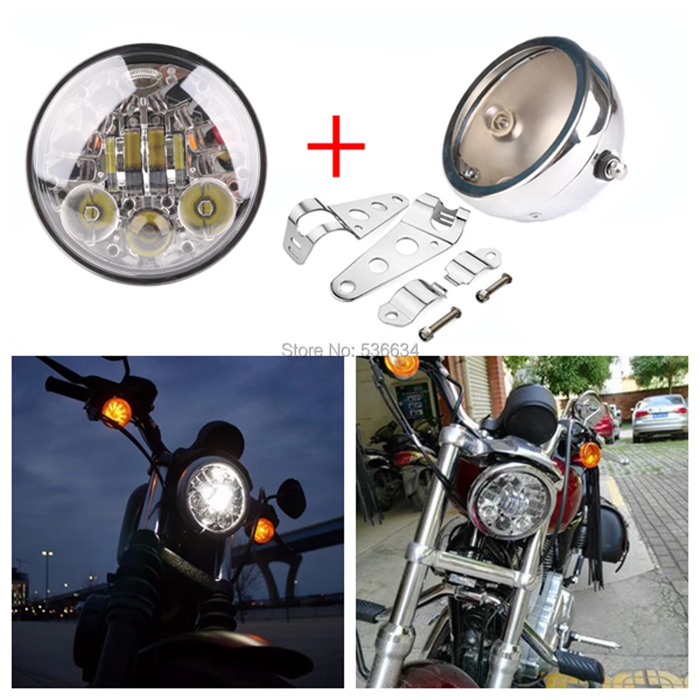 LED 6 inch 2006 Suzuki RENO HATCHBACK Post mount spotlight -Chrome Passenger side WITH install kit