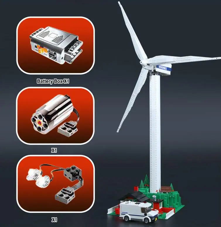 

L Model Compatible with Lego L37001 873PCS Windmill Models Building Kits Blocks Toys Hobby Hobbies For Boys Girls