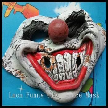 

2016 New performances Fun mask halloween soft latex funny smiling clown show mask party Cosplay In stock Free shipping