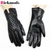 Sheepskin leather gloves women's touch screen fashion embroidery style new cashmere lining autumn and winter warm gloves ► Photo 3/6