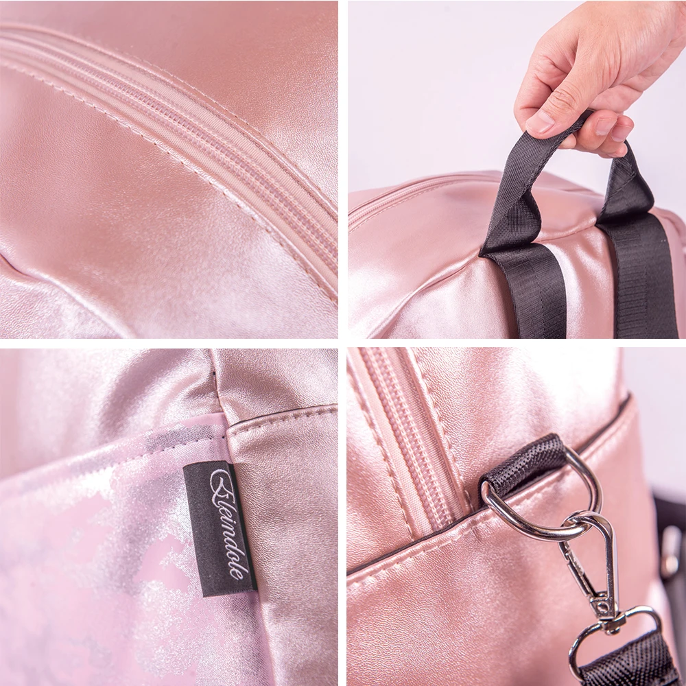Eleindole Мода мумия сумки с коляски ремни для беременных подгузник сумка 18L Многофункциональный Для женщин подгузников сумки для ухода за ребенком