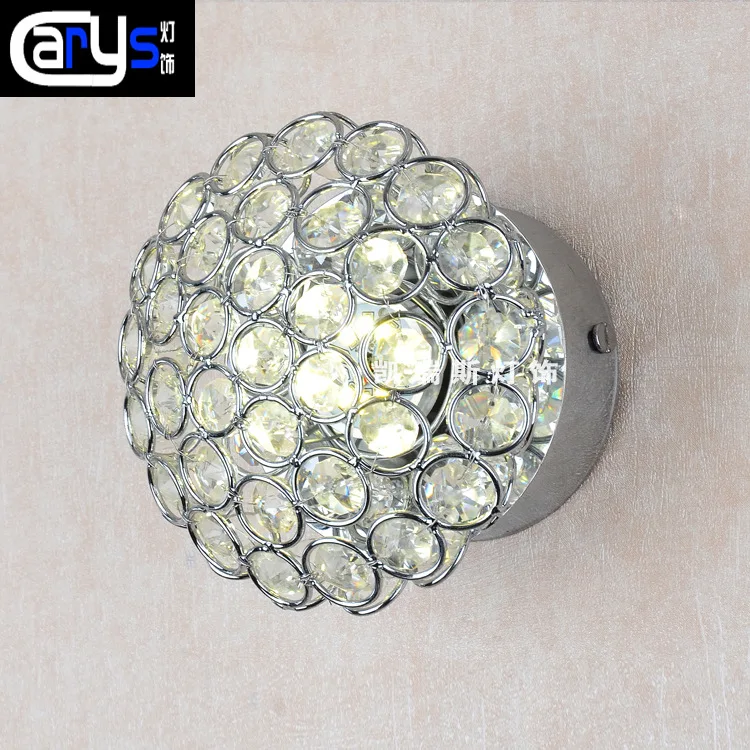 

Nordic art minimalist LED corridor hallway Cafe hallmark advertising wall lamp crystal wall lamp
