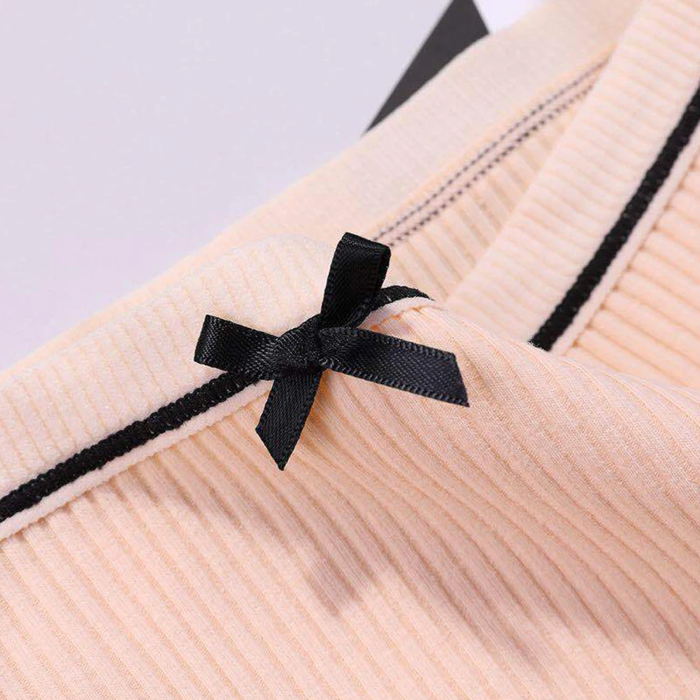 Solid Japanese Style Push Up Fashion Thread Panties Back Underwear Women Lingerie Set Screw Thin Cotton Bra Cute