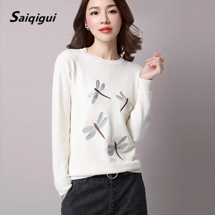 6 Color New O-Neck Winter Autumn Women Sweater Long Sleeve Pullovers Knitting Casual Sweaters pull femme sudaderas jumper
