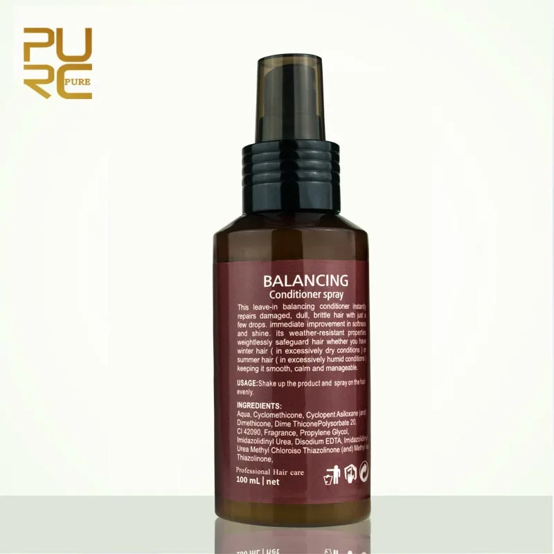 PURC Balancing Conditioner Argan Oil Spray Anti-Static In The Meantime Replenishes Moisture Treatment Damaged Frizz Hair 100ml PURC Balancing Conditioner Argan Oil Spray Anti-Static In The Meantime Replenishes Moisture Treatment Damaged Frizz Hair 100ml