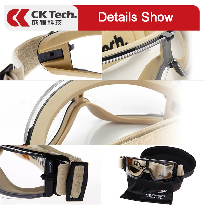 CK Tech. Мужские армейские защитные очки антизапотевающие тактические CS