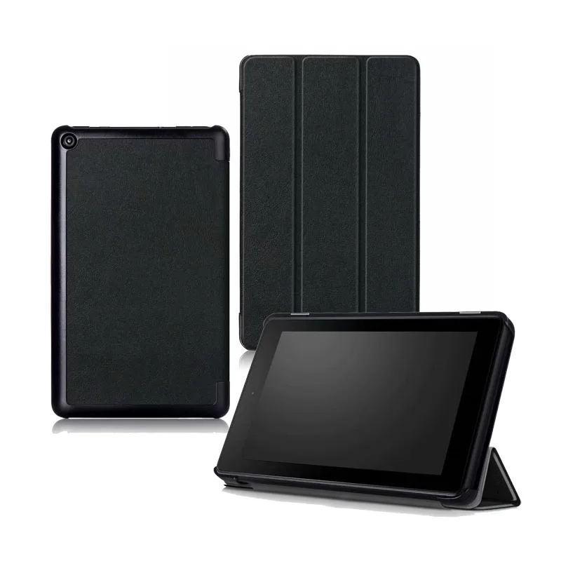 

30PCS/Lot Slim Folio PU Leather Case For Kindle Fire 7 2019 Luxury Flip Tablet Proector Skin Cover