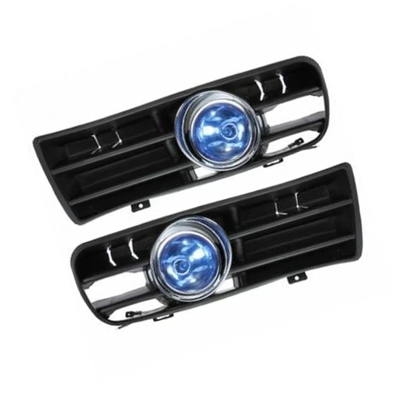 

Car Auto Motorcycle Automobiles Motocross Blue Front Fog LED Light Lamp Lower Grille for 98-04 VW Golf MK4