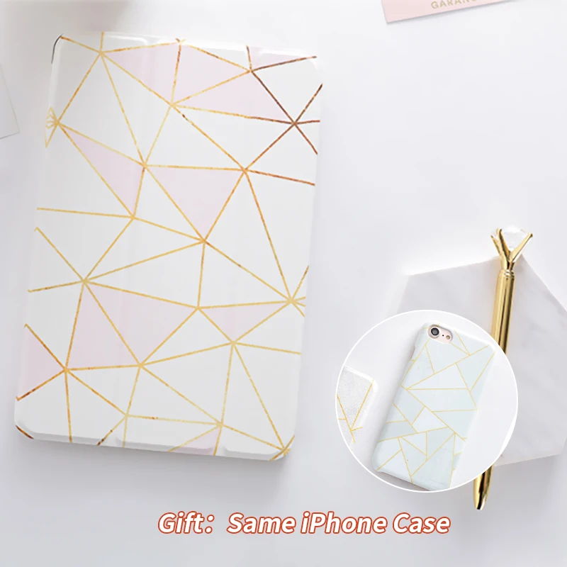 Geometric Magnet PU Leather Cover Protective Shell For iPad Pro 9.7" 10.5 12.9 Air Air2 Mini 1234 Tablet Case New ipad 9.7 | Компьютеры
