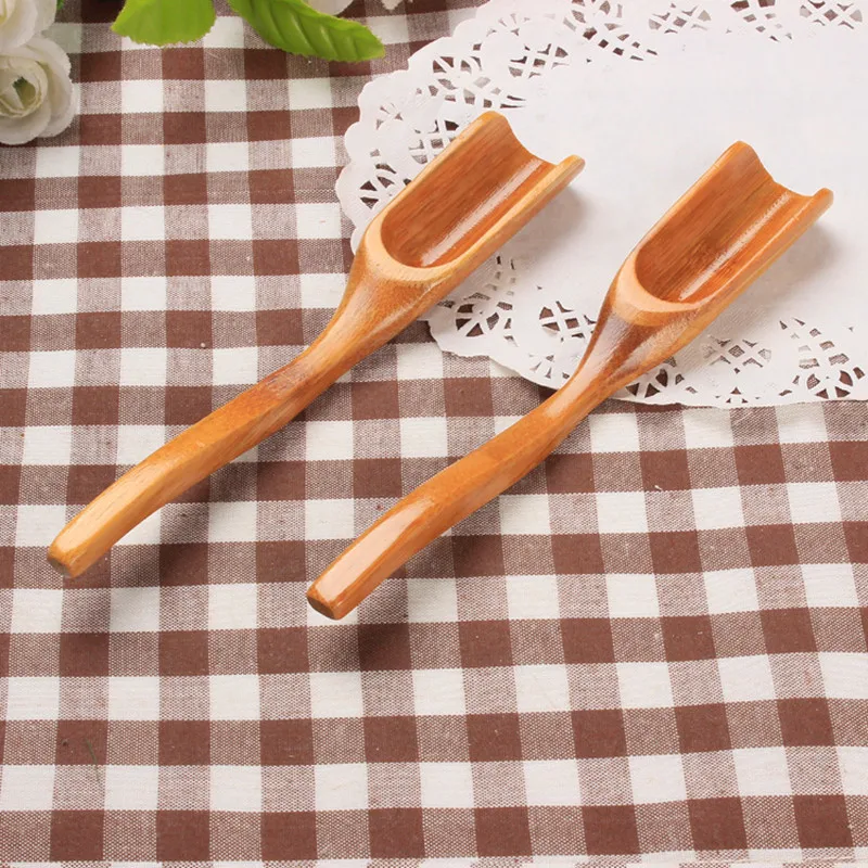 20Pcs/Batch Of Pure Natural Bamboo Tea Spoon Tea Shovel Tea Set Accessories Bamboo Tea Spoon