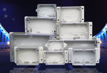 

Waterproof Dustproof ABS Plastic Junction Box Universal Electric Project Enclosure with PC Clear Transparent Cover