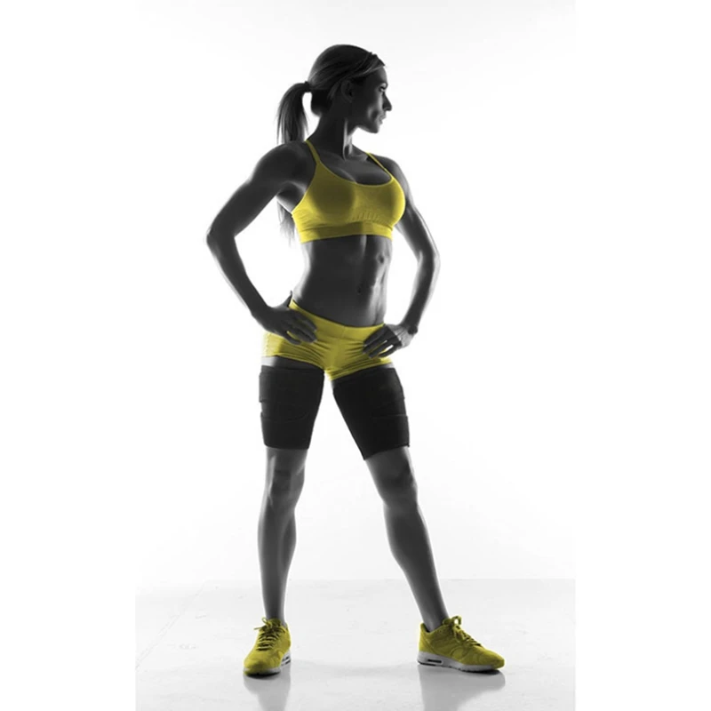 Hot Shapers Women Leg Shaper Slimming Legs Sauna Thigh trimmer Belt Sweat Fat Buring Thermo font
