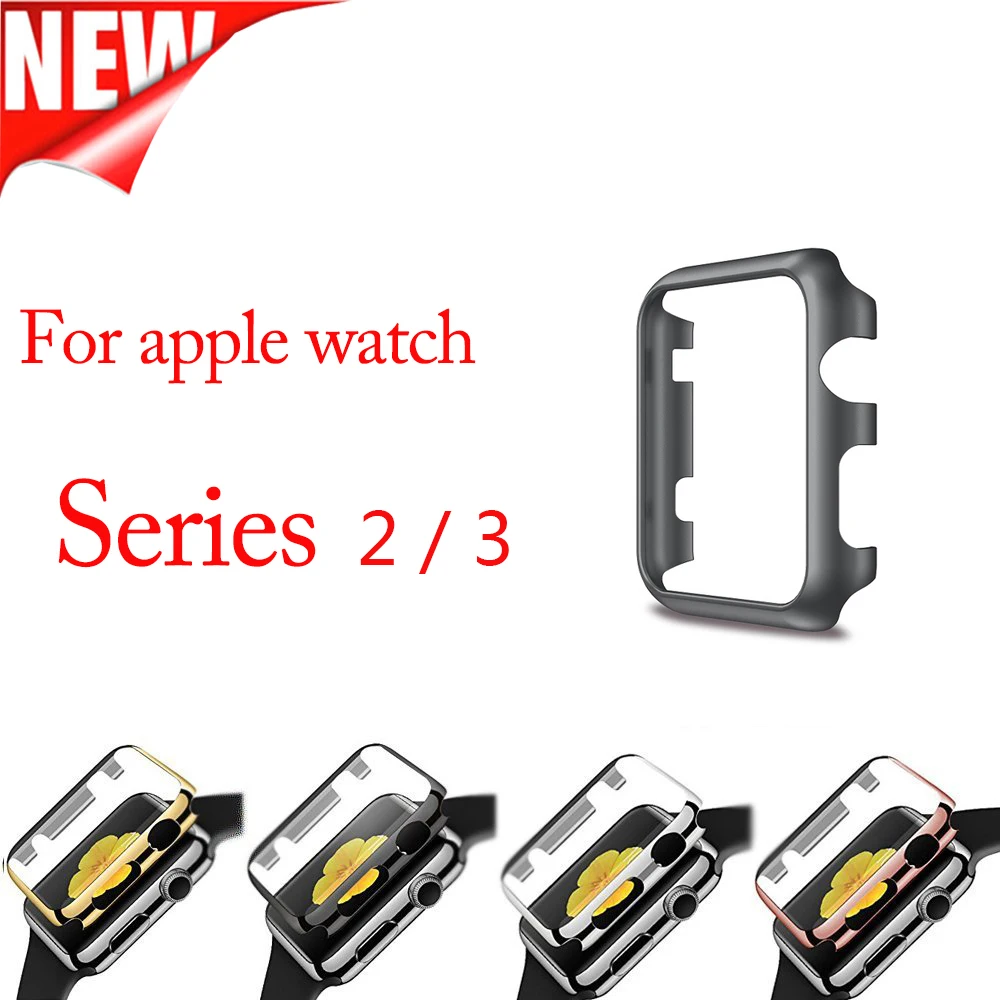 

Full Protective Case Cover Skin Shell Screen Protector Film for Apple Watch iWatch Wach iWach Series 1 2 3 38mm/ 42mm