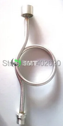 

free shipping stainless steel pressure gauge hoses, absorbering stainless steel tubes M20*1.5 thread, stainless Manometer hose