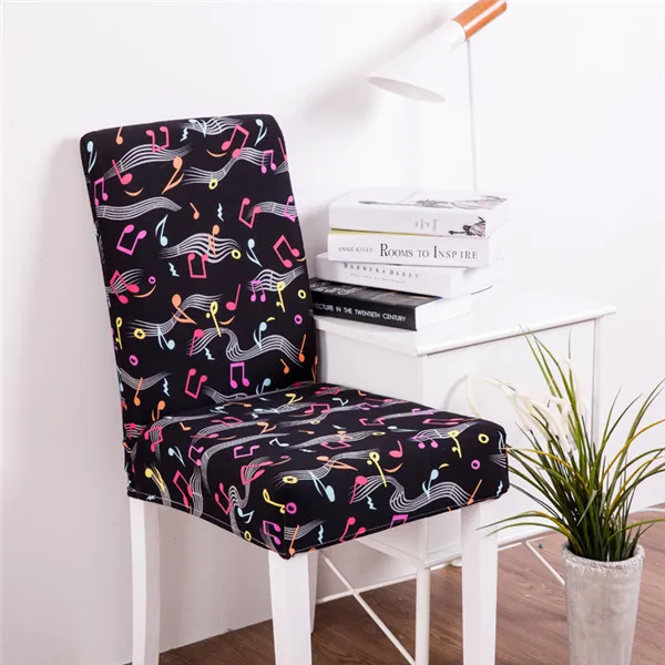 Современные эластичные чехлы на кресла из спандекса со спинкой, чехлы для кухонного обеденного стула, защитный чехол для гостиной, эластичный чехол для сиденья - Цвет: 8