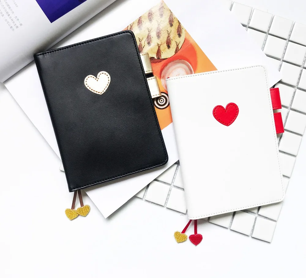 

My Heart Theme Hobonichi Fashion PU Cover Journal A5 A6 Suit For Standard Fitted Paper Book