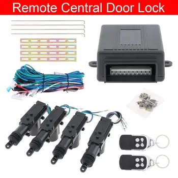 

Durable 12V 4 Door Power Central Lock Kit Keyless Entry Remote Keyless Entry Central Locking Kit Door Lock Keyless Entry System