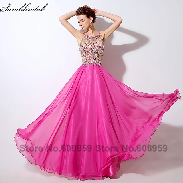 Hot Pink Gowns