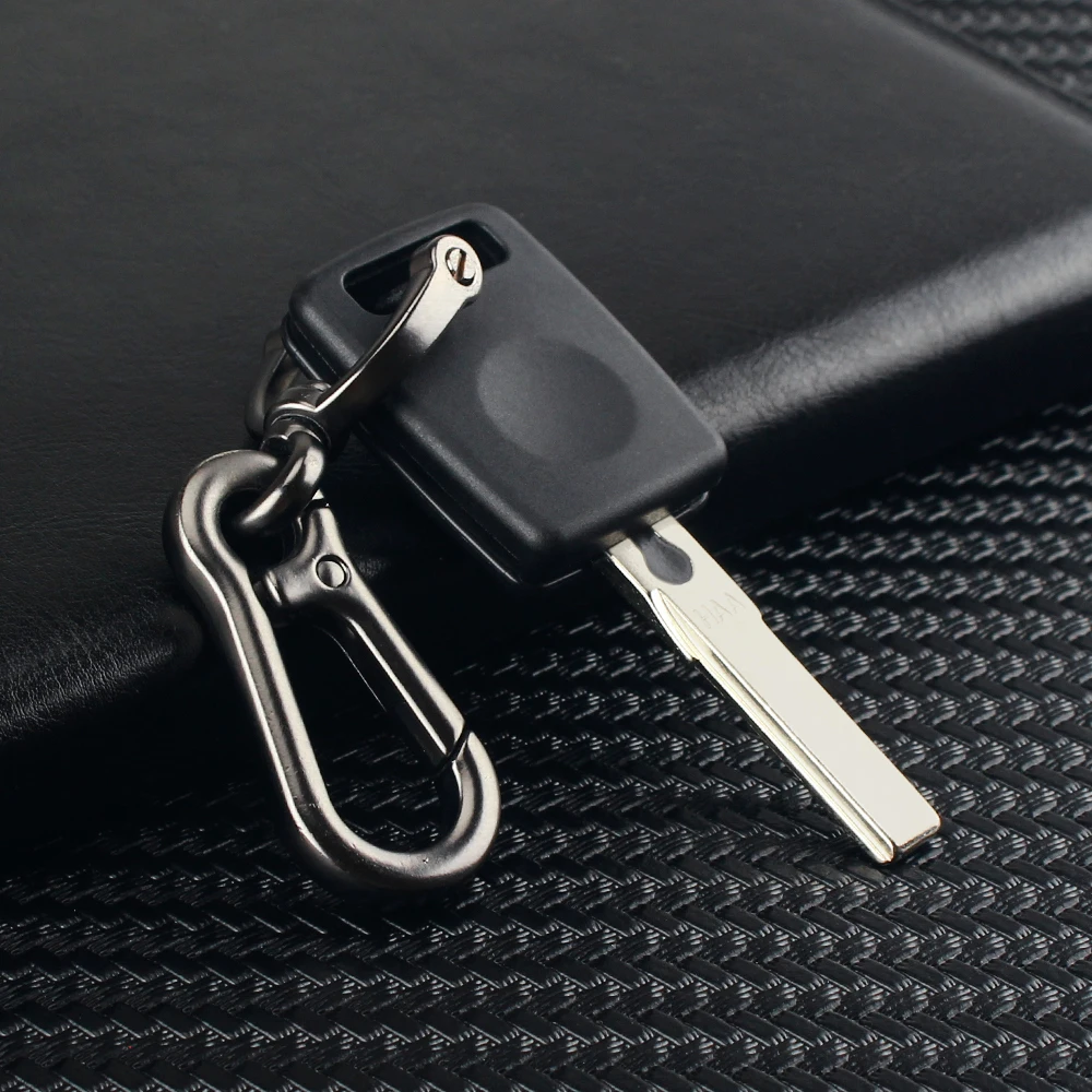 Сменный чехол для ключей Dandkey с чипом транспондера для Audi A6 A4 A6 A1 A3 A6L Q7 A8 автоматический дистанционный ключ с лезвием HU66 без логотипа - Количество кнопок: With Key Ring