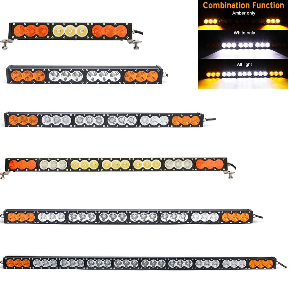 12V 24V LED Light Bar 90W 120W 150W 180W 210W 240W 270W 300W White