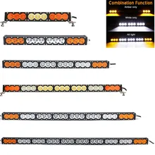 12 v 24 v HA CONDOTTO LA Luce Bar 90 w 120 w 150 w 180 w 210 w 240 w 270 w 300 w Bianco Ambra Combo 4×4 Offroad Barra Auto del Lavoro del LED Della Lampada di Guida