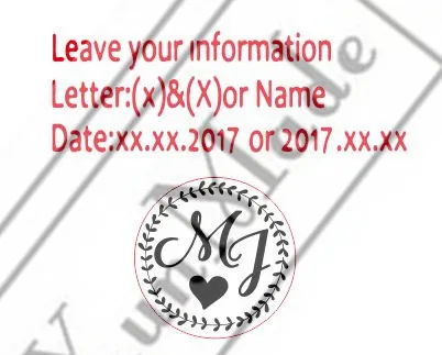 customize your logo Personalized image custom weeding Invitation initials and date Letter for Wax Seal stamp sealing wax sealing 