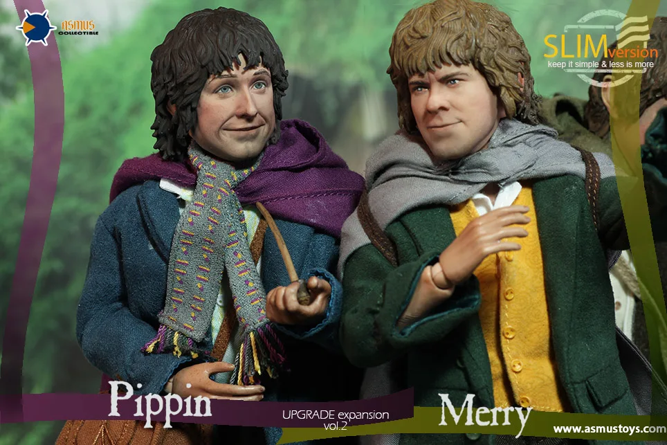 

1/6 scale Collectible figure The Lord of the Rings The Hobbit PIPPIN or MERRY 20cm action figure doll Plastic model toys