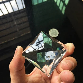 

75MM Window Decor Suncatcher Crystal Prism Chandelier Pendant Party Ornament Hanging XMS Faceted
