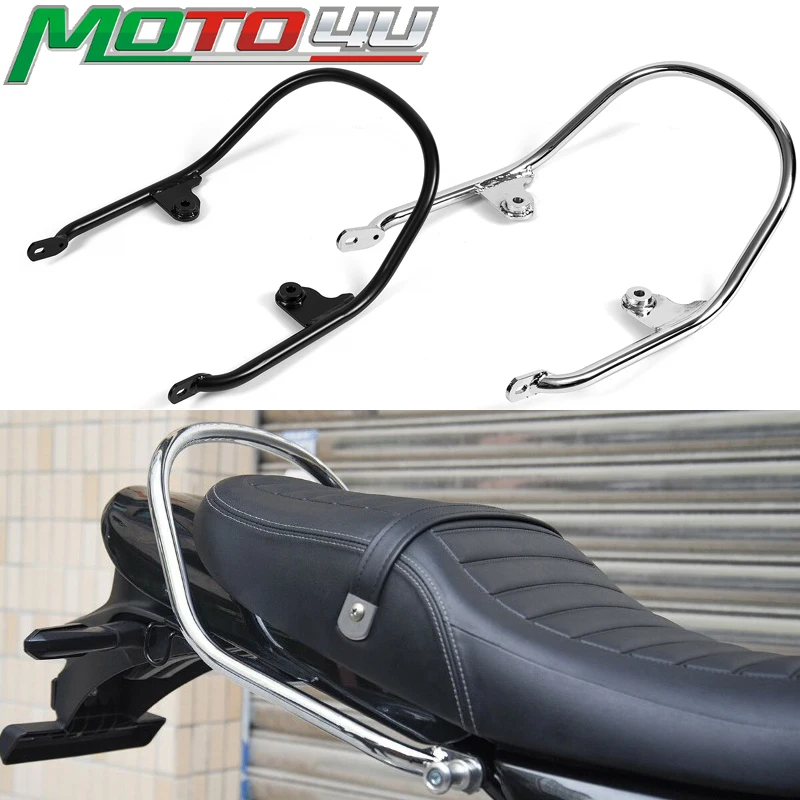 MOTO4U для Kawasaki Z900RS- защита заднего сиденья черный хром серебро аксессуары для мотоциклов ручка для пассажира поручень