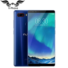Original ZTE Nubia Z17S Mobile Phone 5.73 inch Full Screen 8GB RAM 128GB ROM Snapdragon 835 Octa Core 4 Camera 3100mAh CellPhone