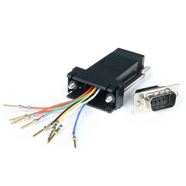 StarTech.com Adaptador Conversor модульная серии де DB9 a RJ45 мачо в Hembra Negro|Кабели питания| |