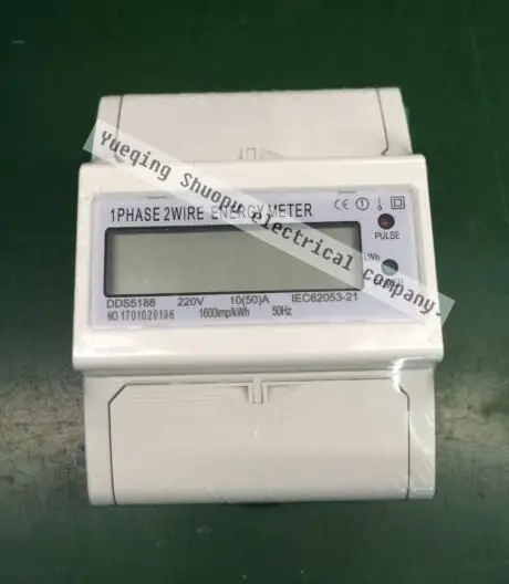 

Din rail single phase KWH meter energy meter digital watt 5(20) 10(30) 15(90) 20(100) 5(40) 5(100) 10(50)A 50HZ 60HZ 220V 230V