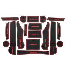 Для Subaru Forester слот-коврик для двери 3D резиновый коврик внутренняя чашка Подушка пылезащитный коврик автомобильные Противоскользящие коврики автомобильные аксессуары