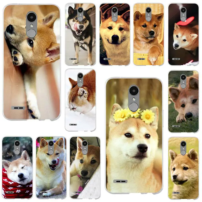 For LG K4 K7 K8 K10 2017 G2 G3 Mini G4 Spirit G5 G6 V10 V20 V30 Nexus 5X Soft TPU Phone Cases Brushwood Doge Shiba Inu Funny Dog |