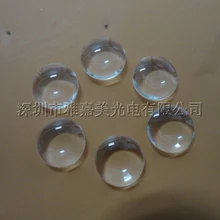 PMMA светодиодный объектив диаметром 10 мм высота 2,7 мм двойная выпуклая линза, светодиодный оптический объектив, 1 Вт 3 Вт 5 Вт Лазерный светильник