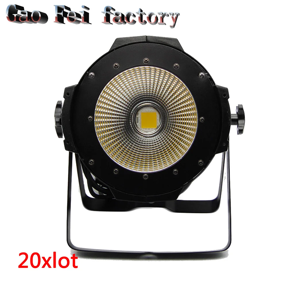 

20pcs/lot High Power COB 100W Par Led Par COB 100W DMX512 DMX Stage Light with cool white and warm white