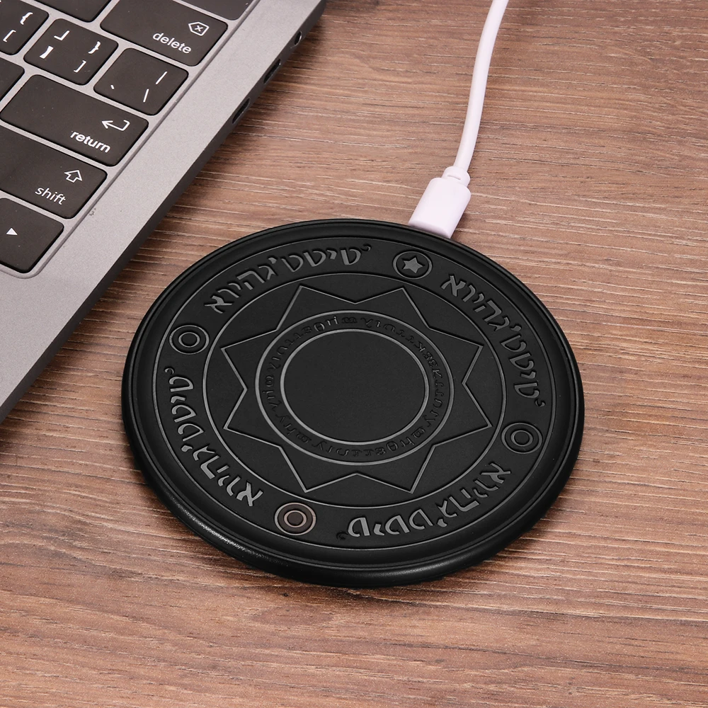 

Universal Magic Array Wireless Charger 10W Magic Circle Fast Charger Charging Pad Mat Gift High Quality