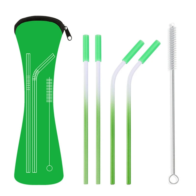 

Reusable Stainless Steel Straw Straight Curved Environmentally Friendly Straw For Cold Drink Cold Drink Bar Tool