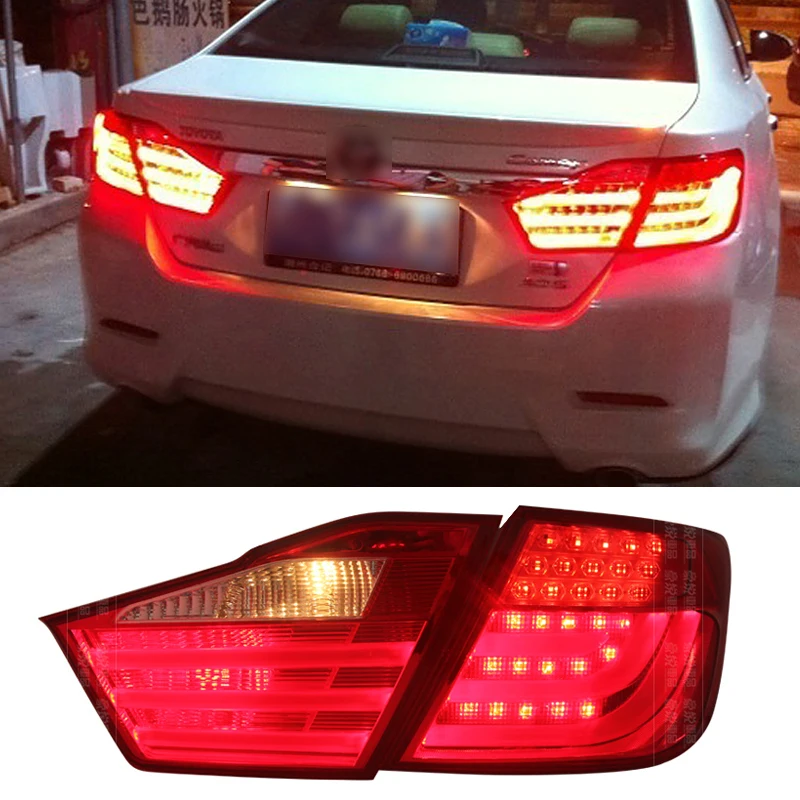

New Car styling LED Rear Lights Kit modification For Toyota Camry 7th 2012 2013 2014 Turning light High quality Free shipping