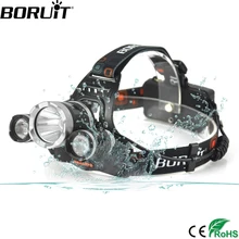 BORUiT RJ 3000 6000LM XM L2 R5 Headlight 4 Mode Headlamp Rechargeable font b Flashlight b