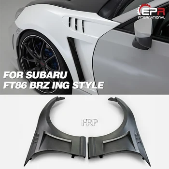 

FRP Fender For SUBARU BRZ (2013-2016) ING Style Glass Fiber Front Vented Fender(With Carbon Part) Body Kit Trim For BRZ Racing