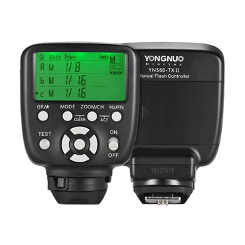 

Upgraded YN560-TX II LCD Flash Trigger Remote Controller for Canon Nikon YN560IV/III YN660 968N YN860Li Speelite
