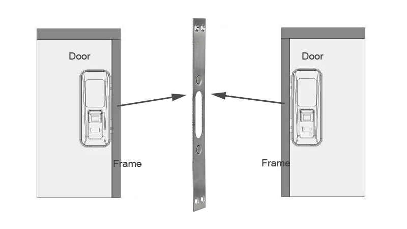 RAYKUBE биометрический дверной замок для офиса стеклянная дверь Keyless с сенсорной клавиатурой пульт дистанционного управления Умный Замок R-W06